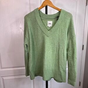 Aerie Green V-Neck Sweater